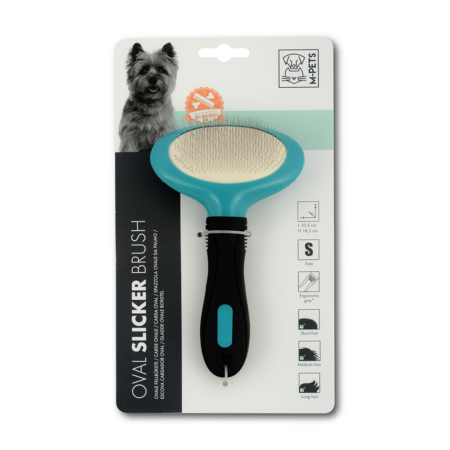 M-PETS Oval Slicker Brush S