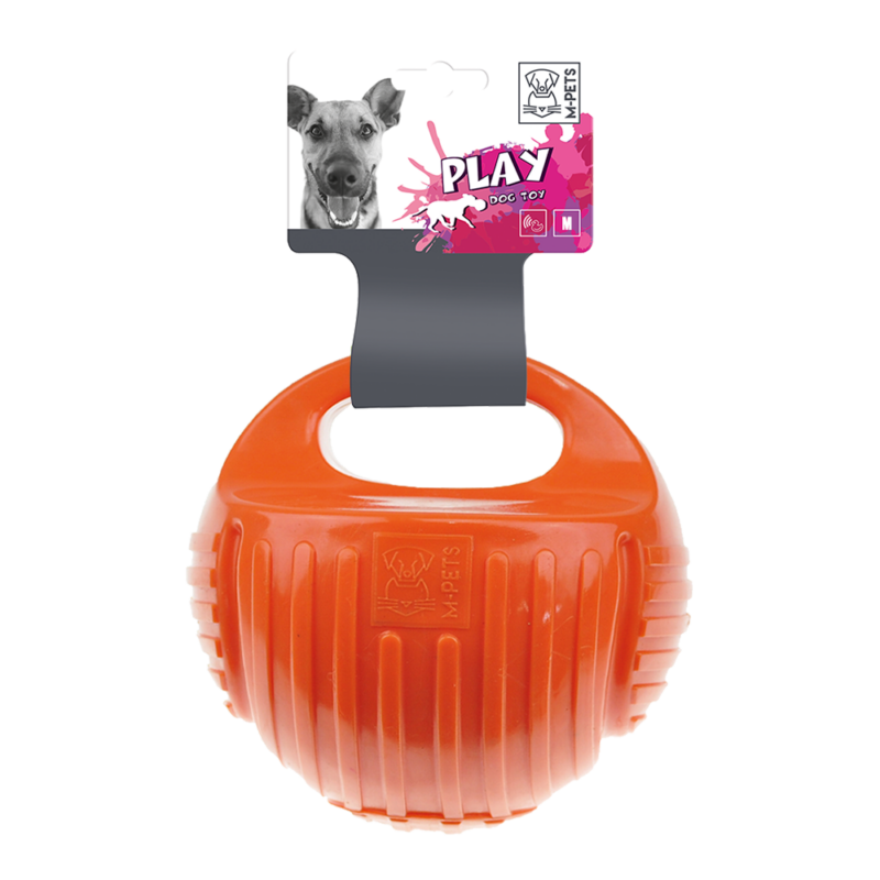 M-PETS Arco Ball Orange Dog Toy M