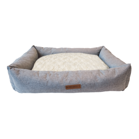 M-PETS Oleron Basket Light Grey M