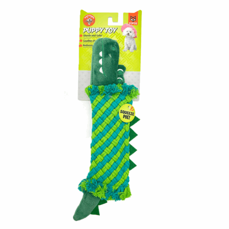 FOFOS Crocodile Rope Puppy Toy