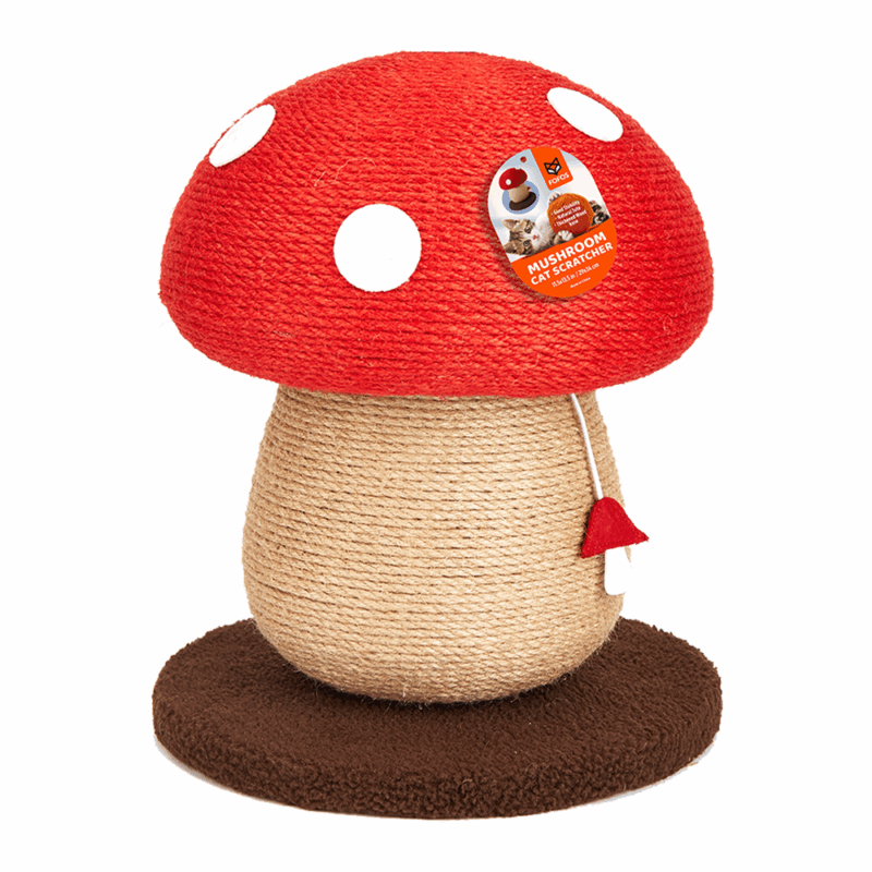 FOFOS Mushroom Cat Scratcher