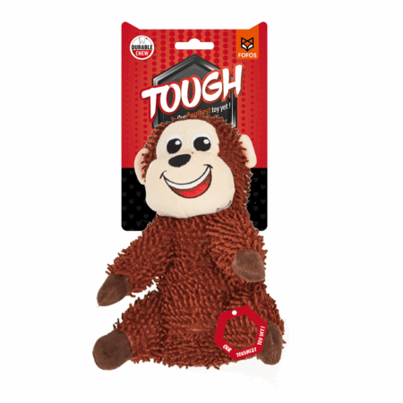 FOFOS Tough Monkey Dog Toy