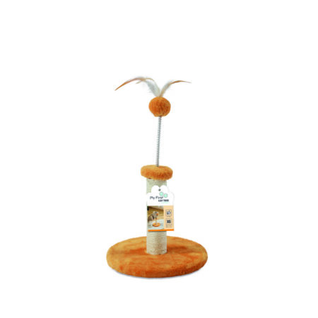 M-PETS My First Cat Tree Feather Orange