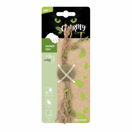 M-PETS Charmy Branch Green Catnip Cat Toy