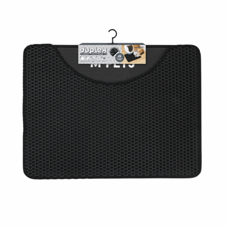 M-PETS Duplex Black Cat Litter Mat