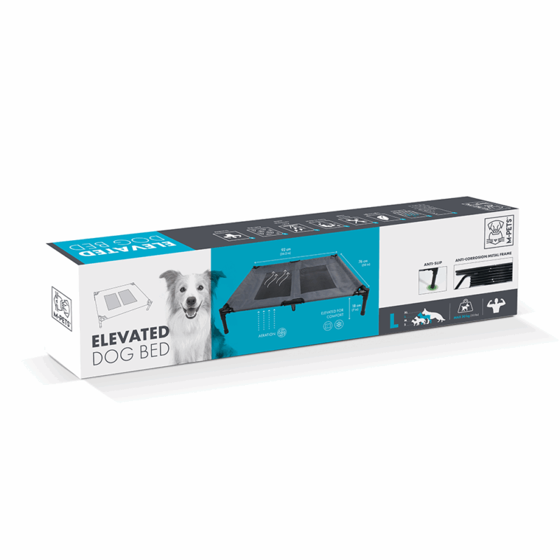 M-PETS Elevated Dog Bed L
